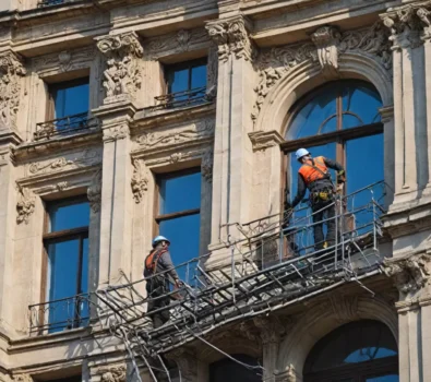 Usługi alpinistyczne Warszawa w budownictwie zabytkowym — konserwacja i renowacja