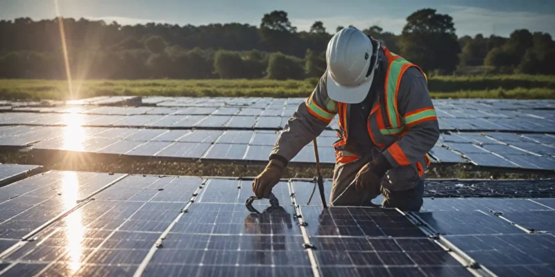 Koszty czyszczenia farm fotowoltaicznych — jak obliczyć ROI?